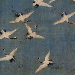 宋徽宗瑞鹤图 新中式客厅装饰画 书房挂画玄关卷轴挂画宣和裱书画