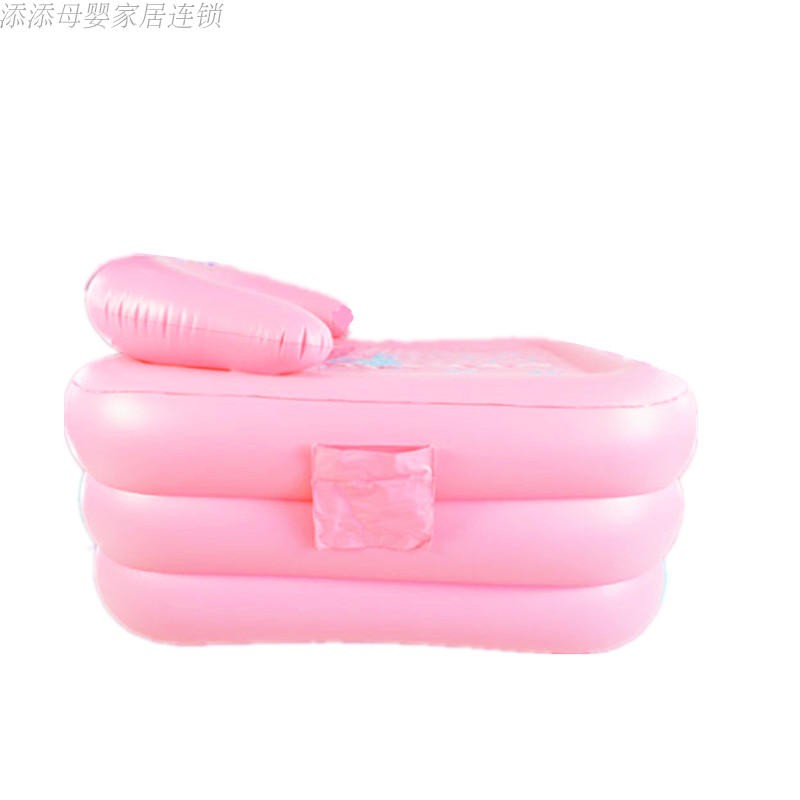 儿童泡澡桶成人充气浴缸小号药浴盆折叠澡盆女生洗澡家用省水加厚