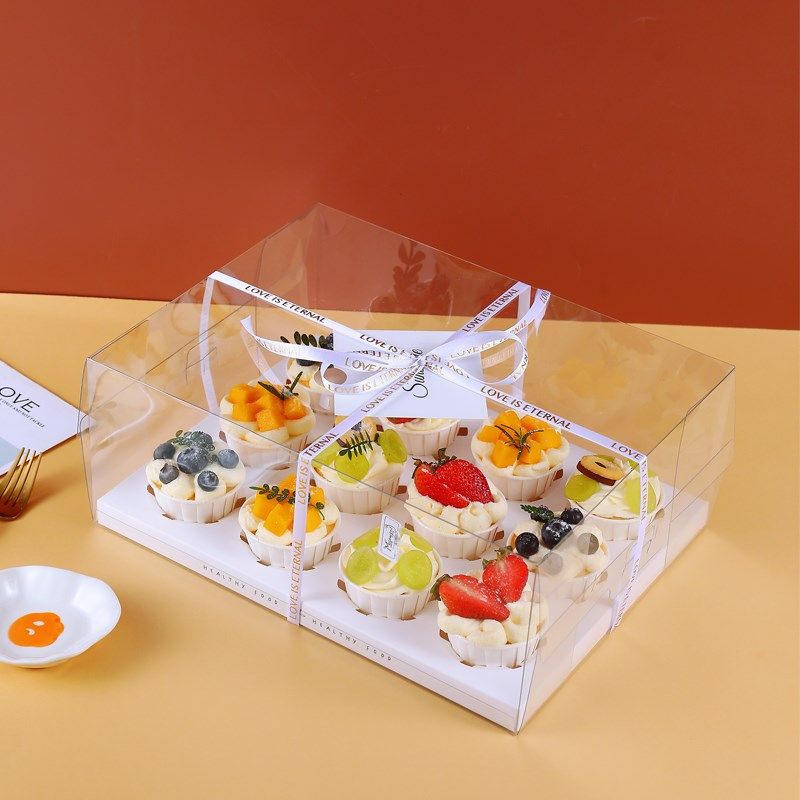 纸杯生日蛋糕包装盒4/6/12粒加高马芬杯子打包盒2粒透明蛋糕盒子,厨房/烹饪用具,点心包装盒/包装袋,淘宝优惠券,粉丝福利购,淘宝优惠卷