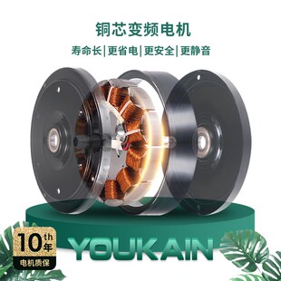 佑家客厅变频吊扇灯别墅商用工业大吊扇大风力大尺寸风扇吊灯一体