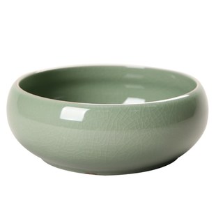 水仙花盆专用水培哥窑大口径创意花瓣陶瓷家用客厅水养绿植摆件