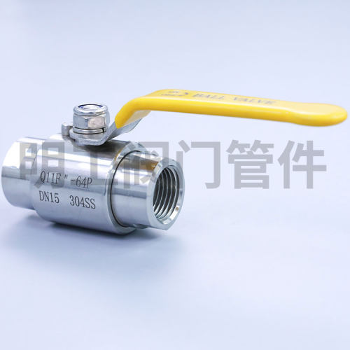 Q11F/SA-64P不锈钢气源球阀304双内丝内螺纹高压球阀直通4分DN15