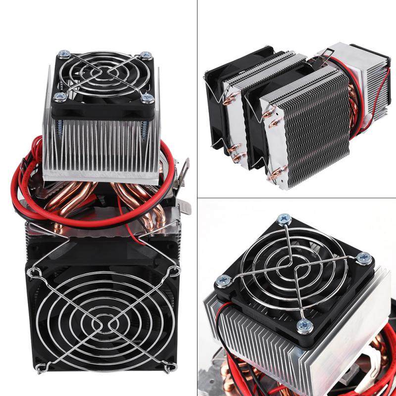 DIY车载空调12V电子制冷片大功率制冷器宠物降温冷风器冰箱降温器