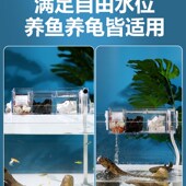鱼缸瀑布流水过滤盒增氧过滤器乌龟缸内外通用过滤顶部壁挂式 过滤