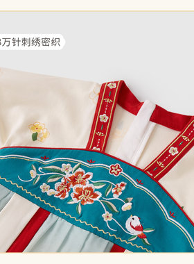 汉服女童夏款2023儿童仙气古风夏装小童唐装裙子6岁宝宝连衣裙夏