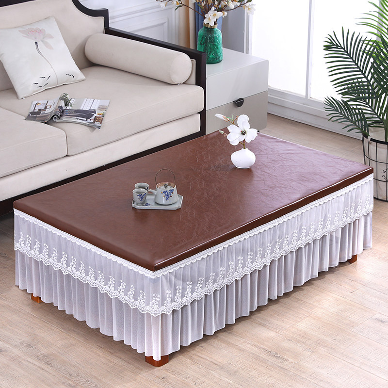长方形茶几桌布罩套免洗防油防水简约家用北欧风皮革全包餐桌桌布,居家布艺,茶几垫,淘宝优惠券,粉丝福利购,淘宝优惠卷