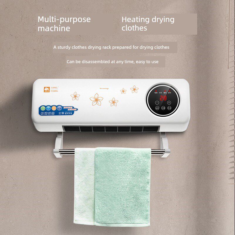 暖风机家用节能浴室卫生间壁挂式取暖器防水热风机电暖气速热省电