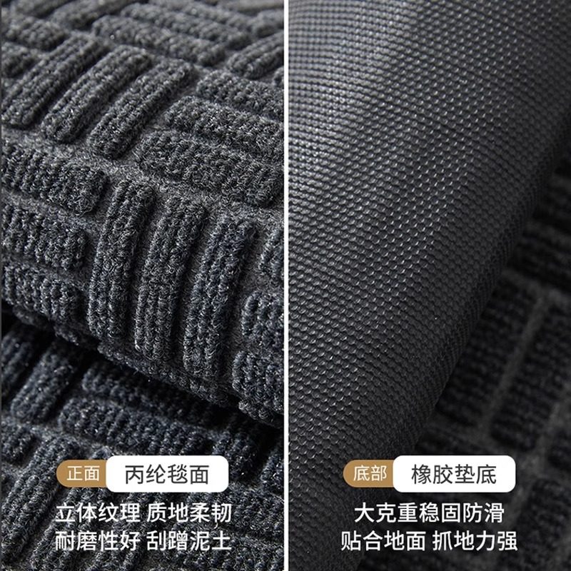 入户门高级感门垫大门脚垫红色入户地垫耐脏地毯进门门口客厅垫子
