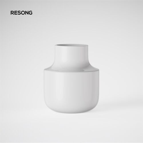 RESONG日诵家居 极简花瓶  软装设计摆场桌面玻璃花器插花饰品