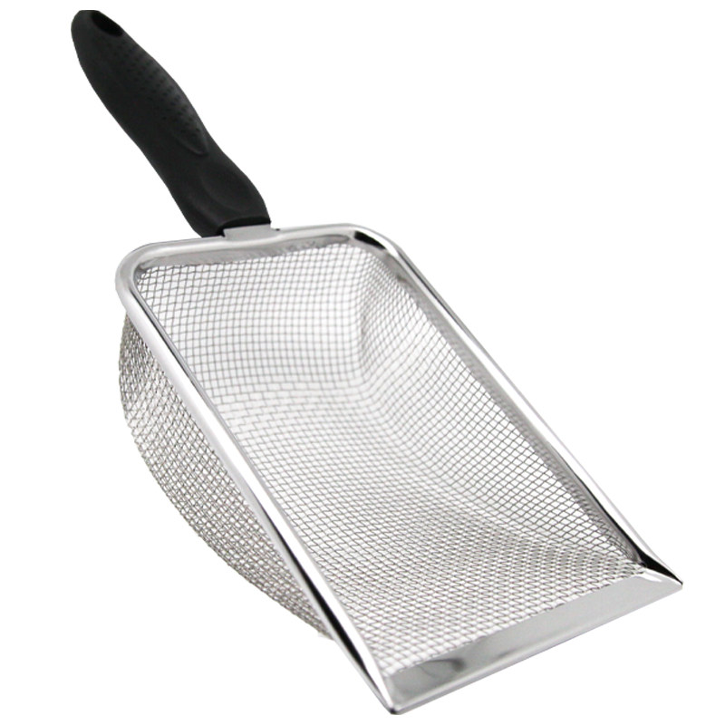 爬虫箱豹纹守宫瘤肥尾守宫鬃狮蜥蜴细沙漠不锈钢网漏沙铲方形大号,宠物/宠物食品及用品,爬宠清洁及日用品,淘宝优惠券,粉丝福利购,淘宝优惠卷