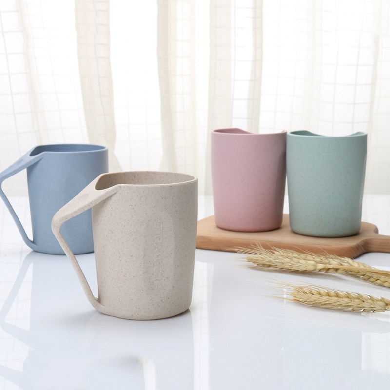 创意环保小麦秸秆洗漱口杯子情侣家庭套装水杯牙缸杯涑口刷牙杯,家庭/个人清洁工具,洗漱杯,淘宝优惠券,粉丝福利购,淘宝优惠卷