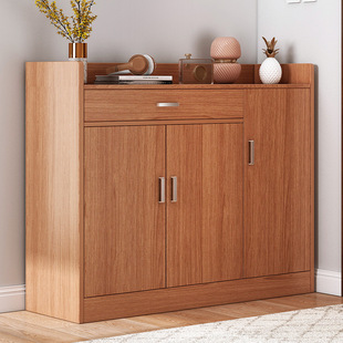 白色橡木长90 100 120 140深24 30高80大门客厅好看鞋柜收纳鞋架