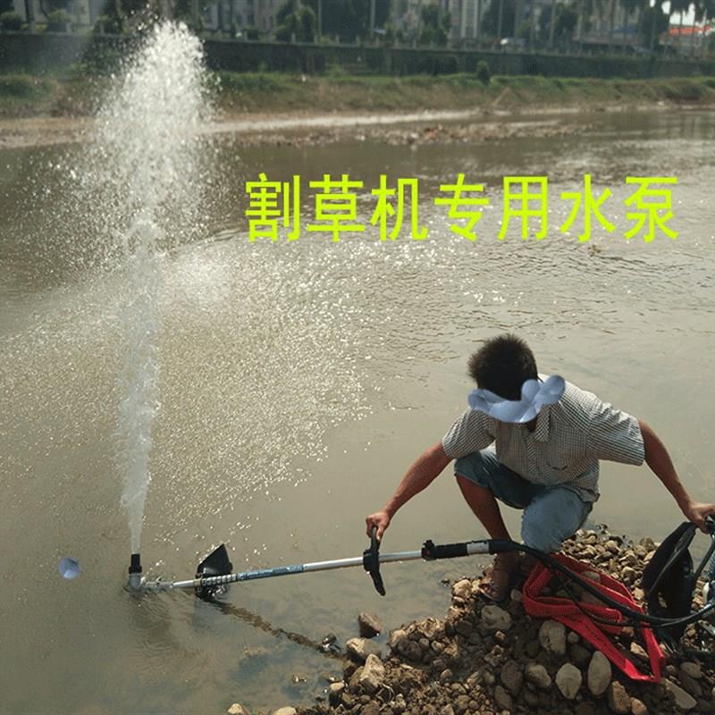 包邮割草机水泵头四冲二冲背负式侧挂专用家用水泵微小型抽水机