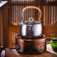 烧水电茶炉 家用日式 晋芳 高端金属电陶炉煮茶器银壶专用炉静音
