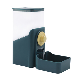 宠物猫笼子狗笼挂笼喂食器方形吃饭机器固定悬挂式自动出粮犬猫用