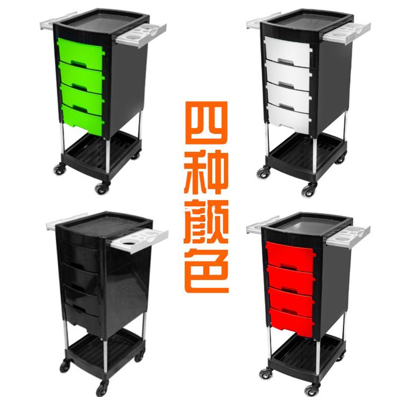 新款复古发廊工具小推车理发店烫染发型美发店多功能收纳置物杠车