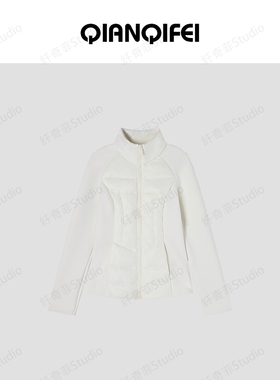 12-28F B 【鹅大师】新款修身显瘦拼接保暖鹅绒短外套 6602