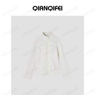 鹅大师 新款 修身 6602 显瘦拼接保暖鹅绒短外套 27H