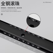 吊轨加厚键盘托电脑桌键盘托架轨道鼠标托盘支架键盘拖架挂耳滑轨