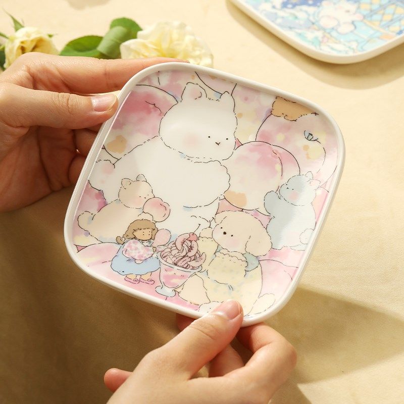 蓝莲花家居羡鸟文社高颜值吐骨碟骨头盘家用零食小盘子陶瓷小吃碟,餐饮具,盘,淘宝优惠券,粉丝福利购,淘宝优惠卷