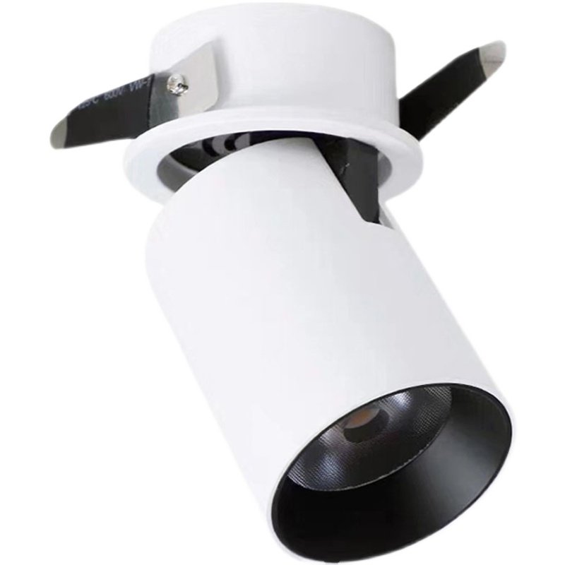 LED拉伸射灯嵌入式小开孔明装预埋款商照店铺字画防眩窄边可伸缩,家装灯饰光源,明装射灯,淘宝优惠券,粉丝福利购,淘宝优惠卷