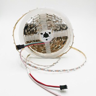 WS2812侧发光幻彩灯带5MM宽4020高亮铜支架橱柜家装耐折LED软灯带