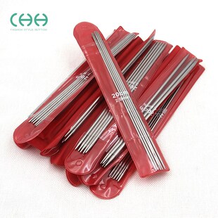 CHH 不锈钢双头毛衣针毛线编织工具套装55根 2-6mm毛衣针棒针钩针