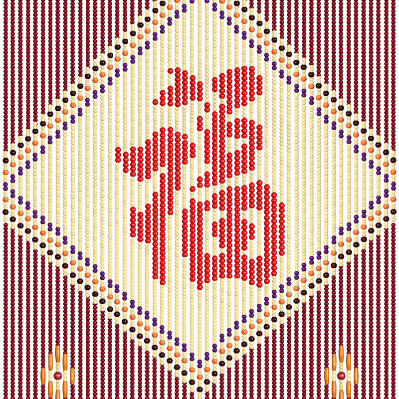 实木门帘福字珠帘装饰隔断帘新款客厅中式结婚红色玄关挂过道家用