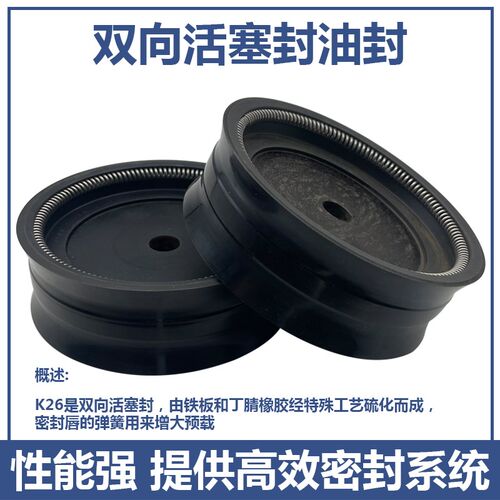 KASTAS-K26缓冲气缸整体活塞密封圈90 12 35双向橡胶骨架PDF油封D