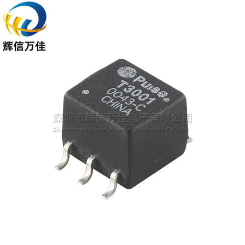 T3001 贴片100uH 1:1隔离高频脉冲频率0.2-340MHZ RF射频变压器