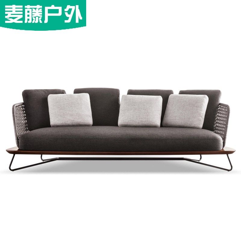 北欧户外沙发藤椅创意软装藤艺沙发茶几设计师室外庭院实木藤沙发,住宅家具,户外沙发,淘宝优惠券,粉丝福利购,淘宝优惠卷