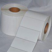 纸外箱唛头100 纸白标贴纸 不干胶条码 空白铜版