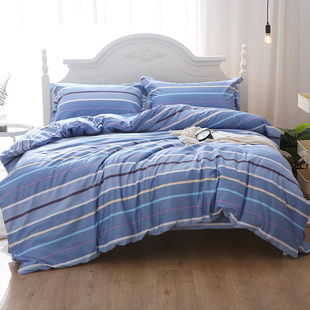 纯棉被罩150x200x230x250全棉6x7被套单件180x220x240斜纹160x210