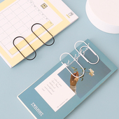 20枚装 胖50mm电镀回形针仿金玫瑰金彩色曲别针办公用品文具收纳