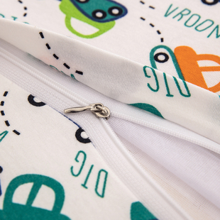 天竺棉儿童乳胶枕套单件宝宝44x27枕芯套针织棉学生30x50卡通枕套