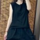 夏季 文艺简约纯棉吊带背心女士宽松休闲百搭圆领T恤无袖 打底上衣