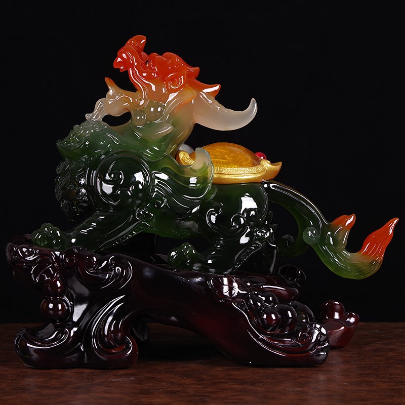 祥瑞貔貅摆件招财一对大号玄关办公室桌家居装饰皮丘开业礼品中式