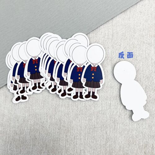 幼儿园环创创意材料区角区域挂牌晨检卡班级文化人物头像进区卡片