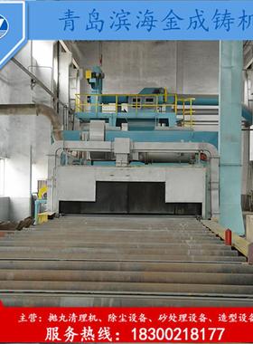 抛丸机山东青岛Q58系列悬链式抛丸清理机欢迎咨询除锈高效