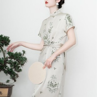 新式旗袍年轻款气质女夏中国风女装国风日常可穿改良新中式连衣裙