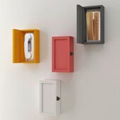 入户门口壁挂门禁电话机遮挡盒楼宇对讲可视电话门铃美化装 饰