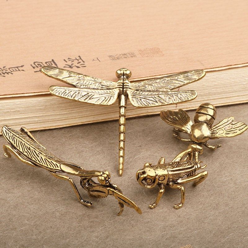 实心黄铜螳螂件蟋蟀蜜蜂蜻蜓昆虫小摆件茶宠装饰品虫子螳螂铜器,家居饰品,装饰摆件,淘宝优惠券,粉丝福利购,淘宝优惠卷