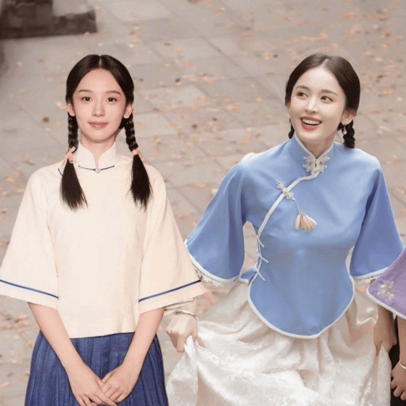 民国风女学生复古班服五四青年套装合唱朗诵舞台演讲服复古茶艺服,女装/女士精品,上衣,淘宝优惠券,粉丝福利购,淘宝优惠卷
