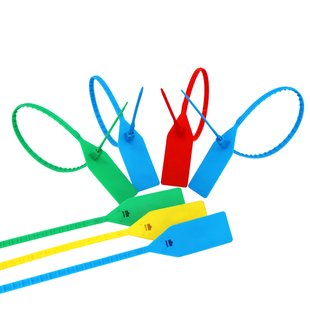 定制一次性园林标签扎带防调包扣塑料封条编织袋扎带集装箱施封锁