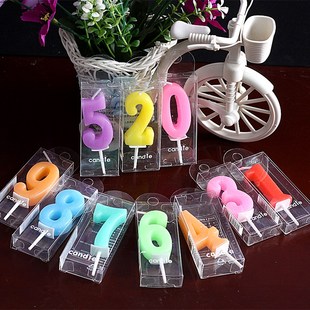 无烟 生日蜡烛 生日蛋糕数字蜡烛 儿童 创意 宝宝 周岁 数字蜡烛