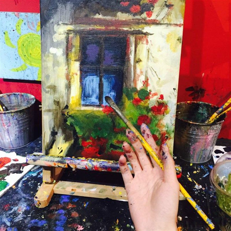 画室用品 自助画室画笔收纳桶 加厚不锈钢洗笔筒 绘画笔刷洗笔桶,文具电教/文化用品/商务用品,笔筒,淘宝优惠券,粉丝福利购,淘宝优惠卷