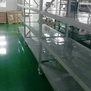 带轮子货架万向轮可移动多层仓储货架工厂活动推拉置物架铁架定制