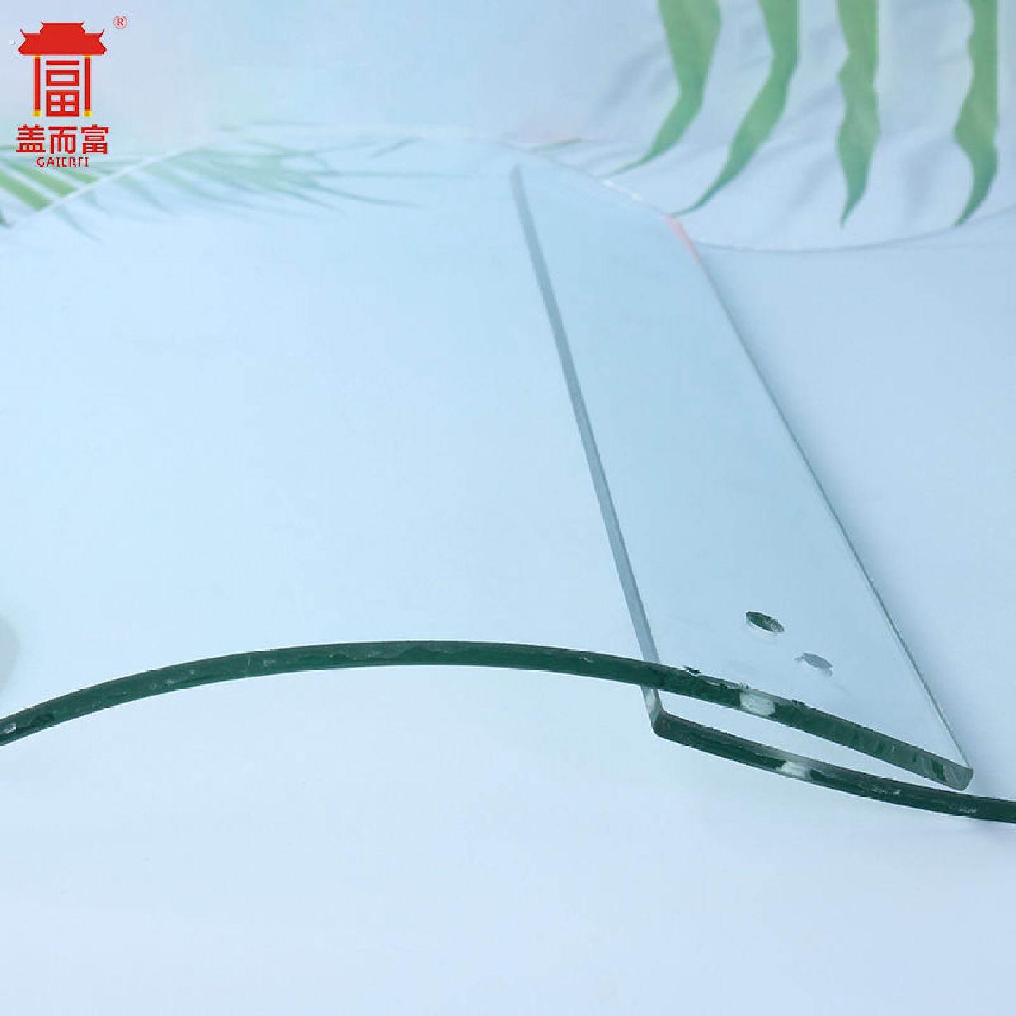 钢化老式玻璃瓦亮瓦青瓦半圆弧形彷古建筑透明瓦片农村屋顶瓦房