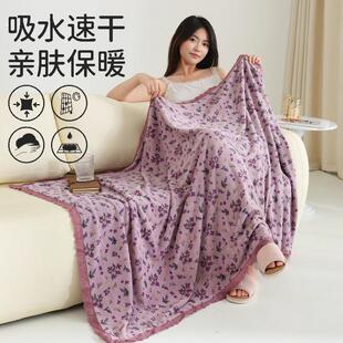 毛巾浴巾三件套女2025新款比全棉纯棉吸水速干家用大人高级裹巾男