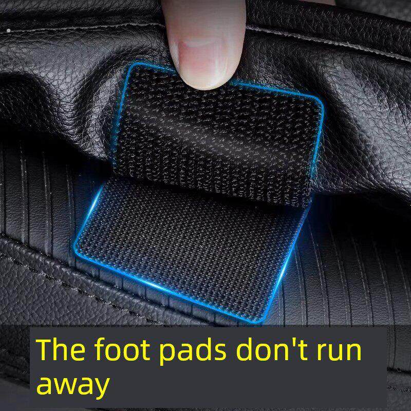 汽车地垫隐形固定贴纸神器扣防滑耐高温双面尼龙搭扣汽车胶贴片